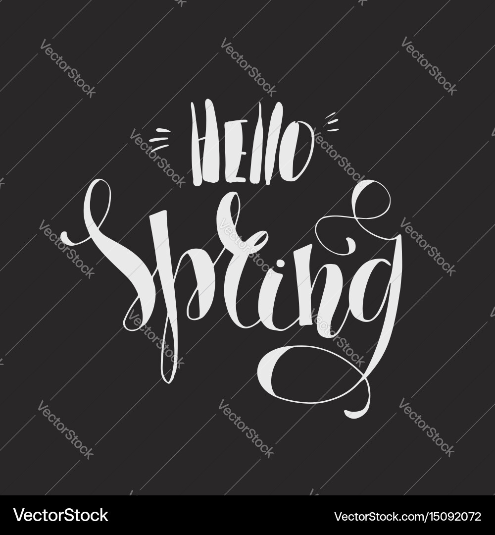 Springtime Vector Image