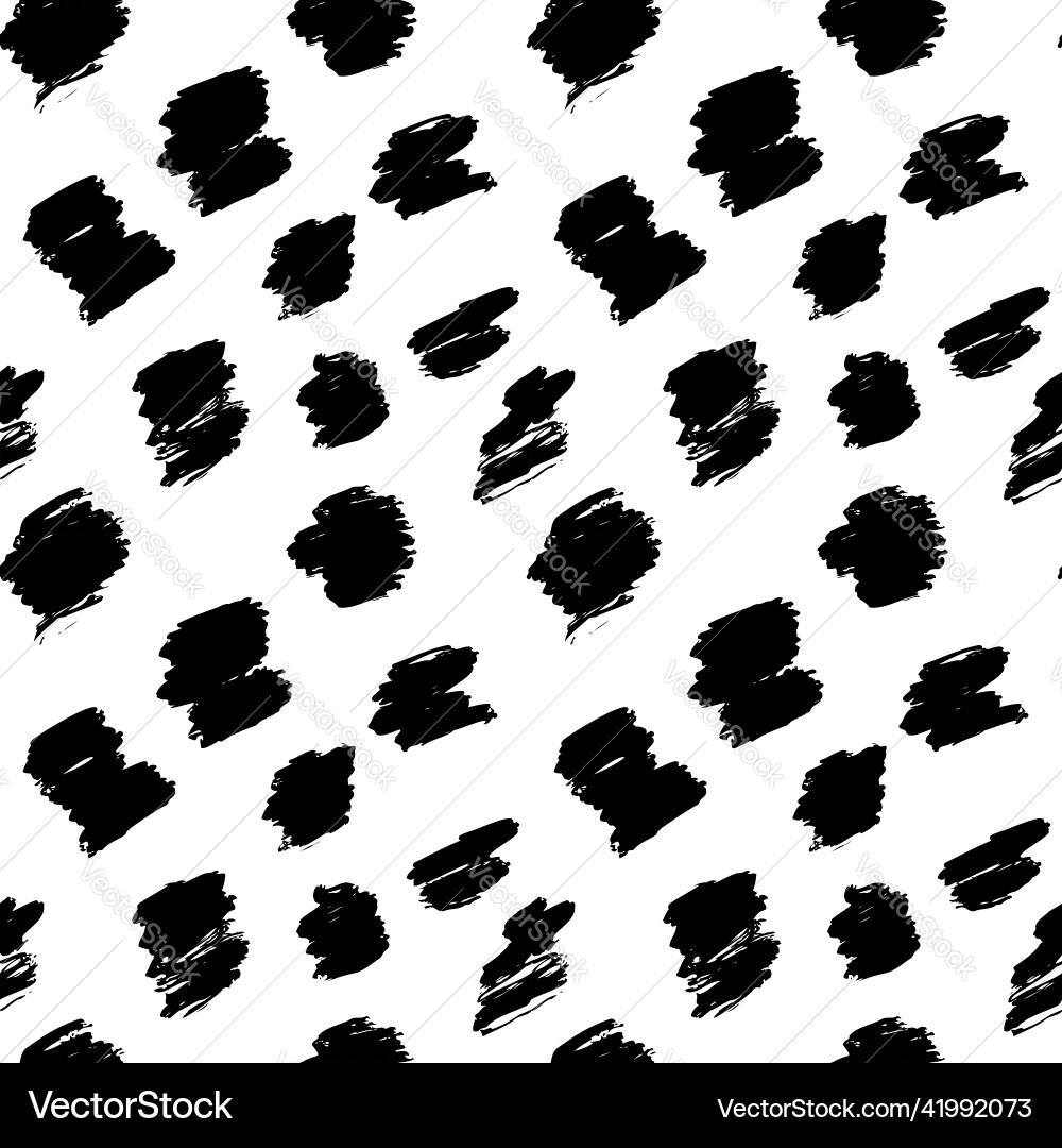 A set of seamless patterns with brushstrokes A set of seamless patterns with brushstrokes Vector Image