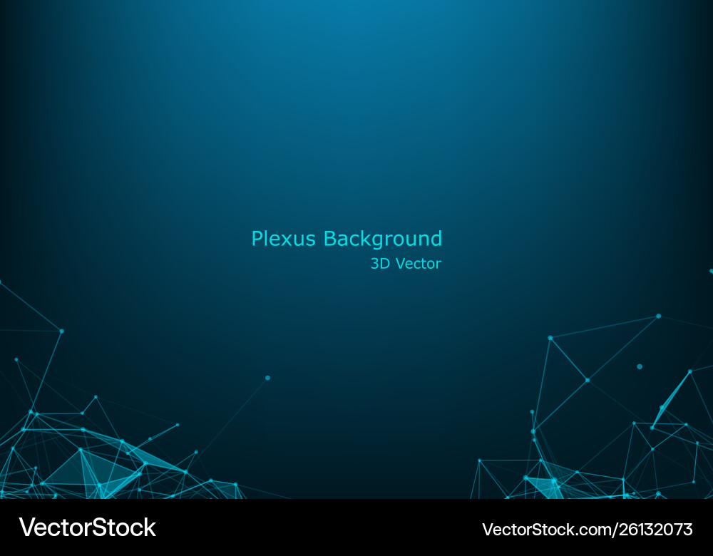 Abstract technology background network connection vector image
