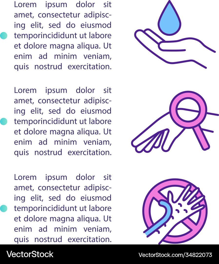 Checking skin sensitivity concept icon with text Checking skin sensitivity concept icon with text Vector Image