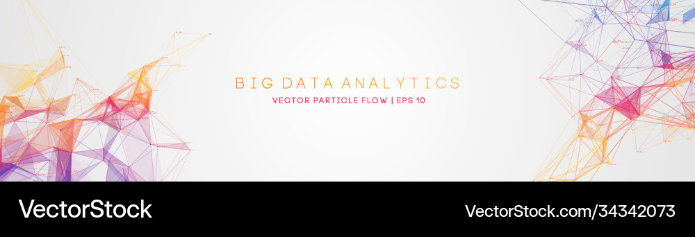 Data Analysis Technology Background vector image