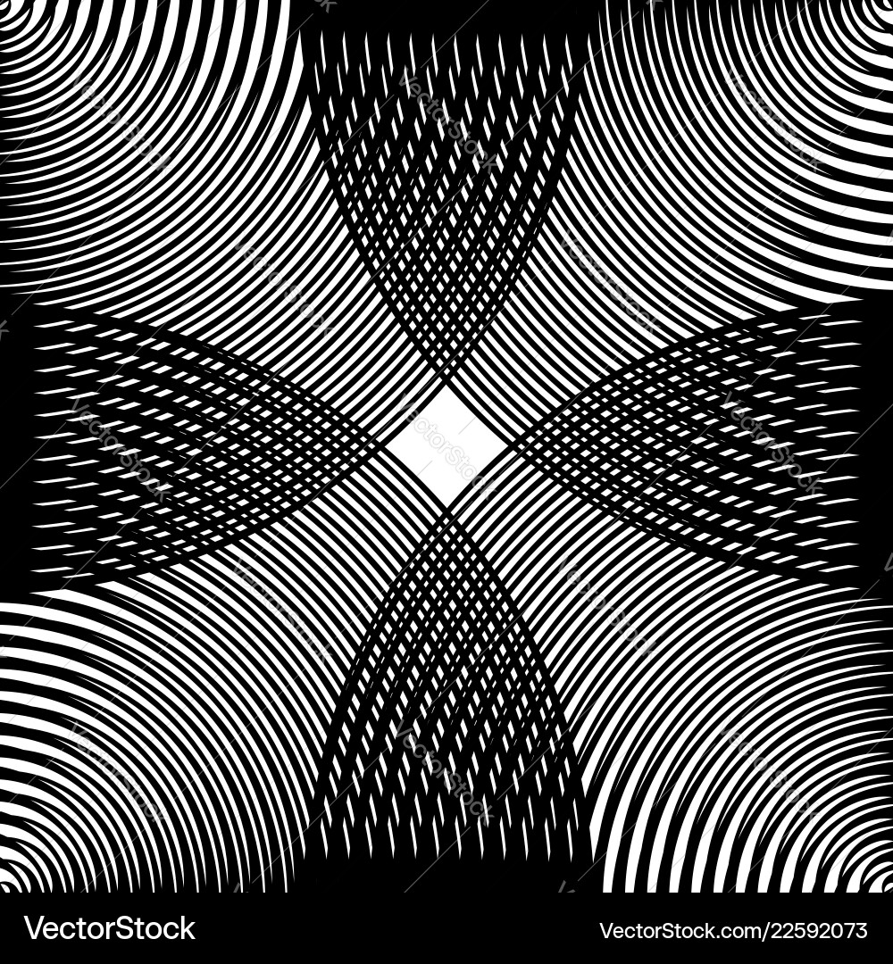 Grid mesh pattern of circles with dynamic lines Grid mesh pattern of circles with dynamic lines vector image