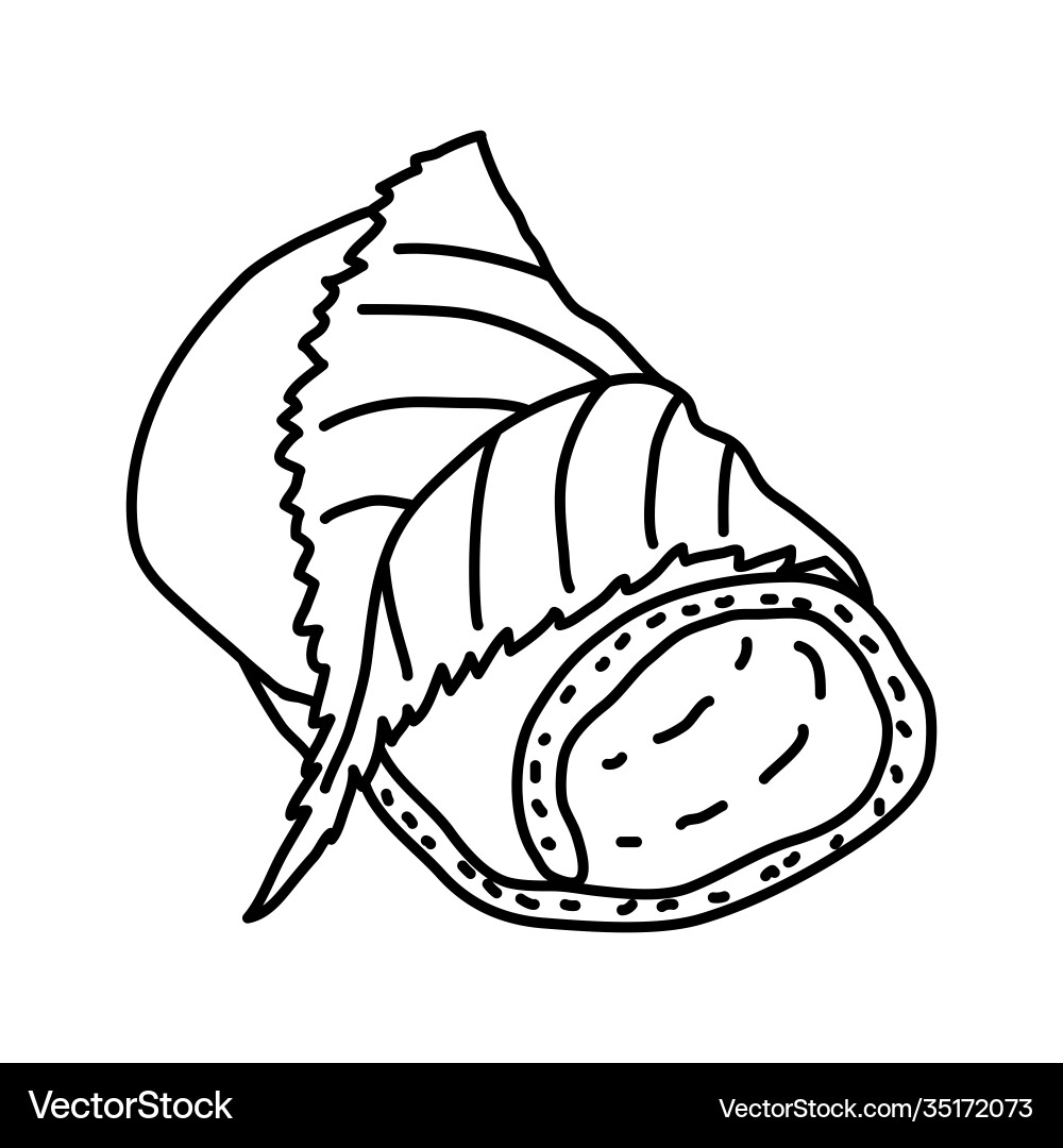 Matcha icon doodle hand drawn or outline Matcha icon doodle hand drawn or outline vector image