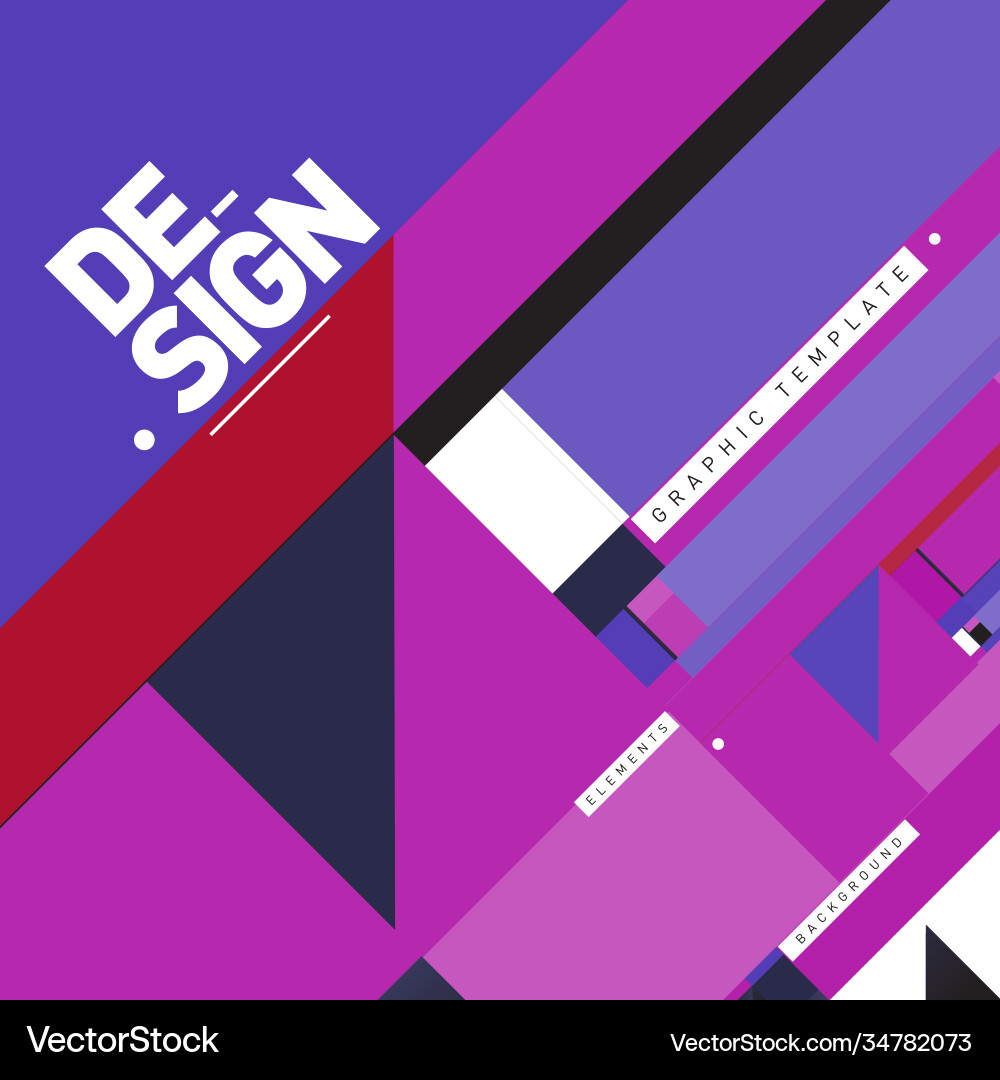 Modern colorful background material design Vector Image