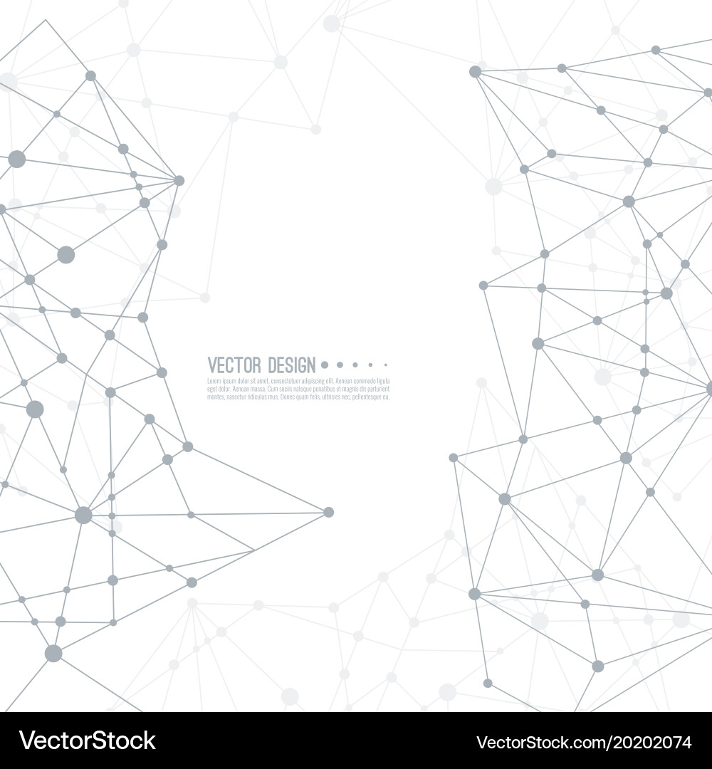 Abstract Network Background vector image