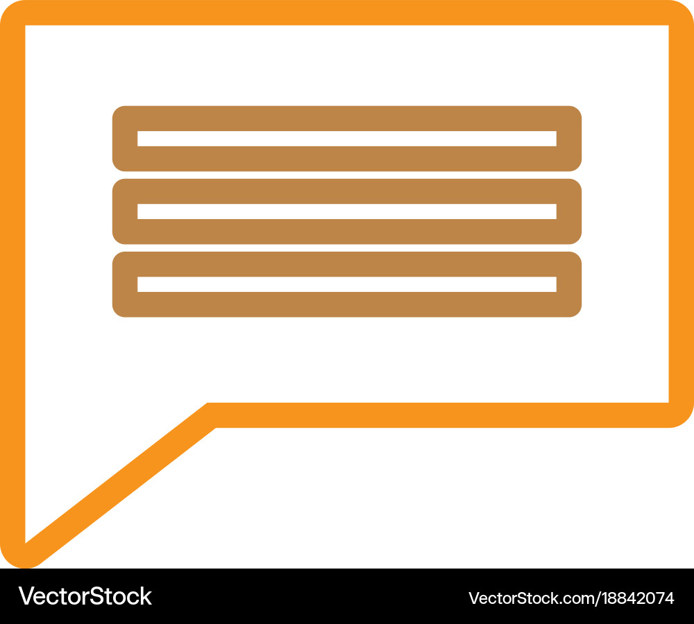 Chat bubble Royalty Free Vector Image - VectorStock