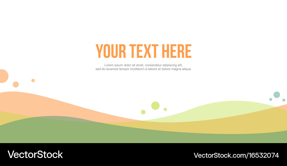 Modern Abstract Header Background vector image