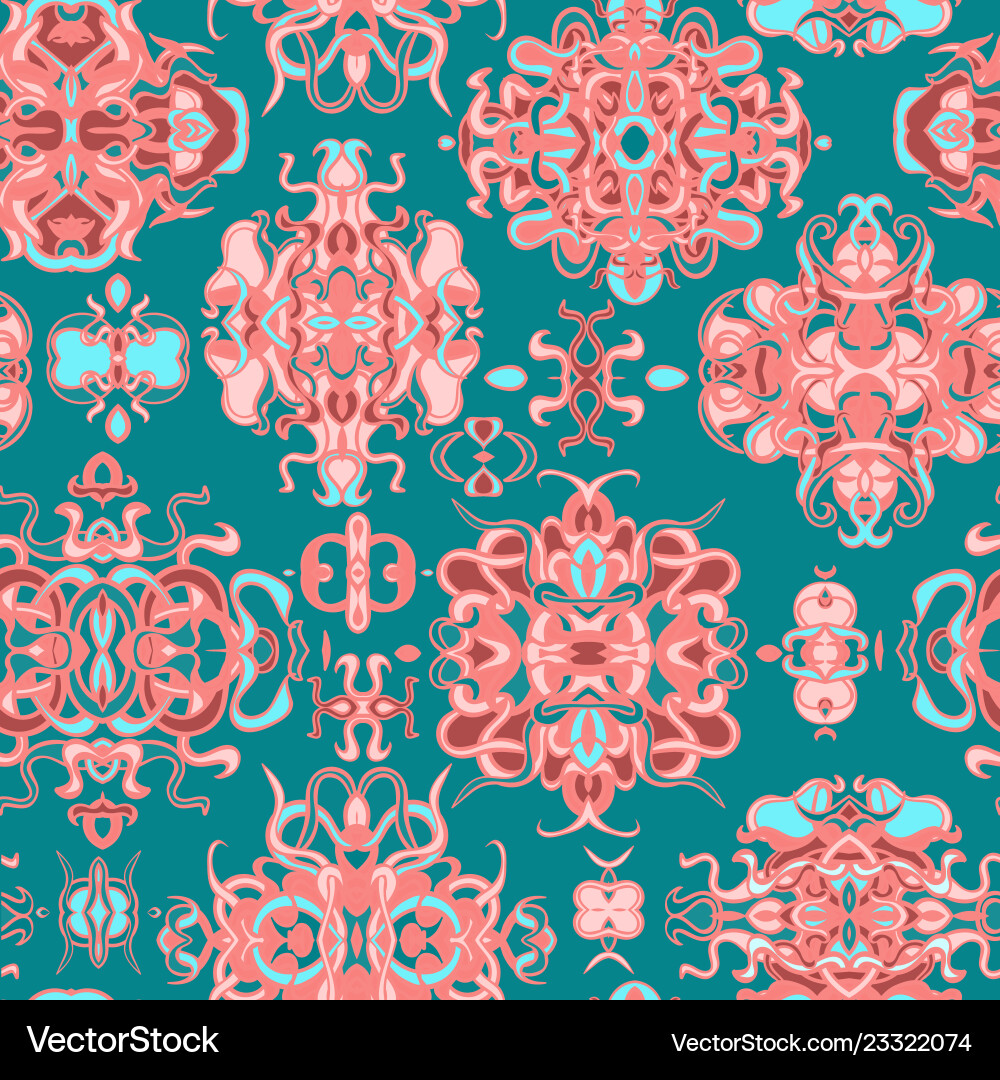 Seamless pattern with colorful abstract shape Seamless pattern with colorful abstract shape vector image