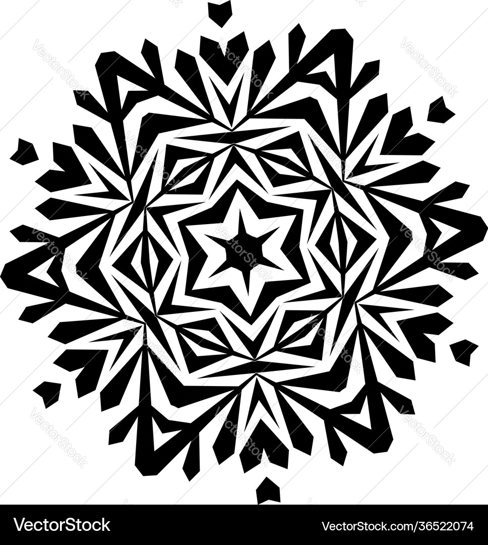Snowflake icon Snowflake icon vector image