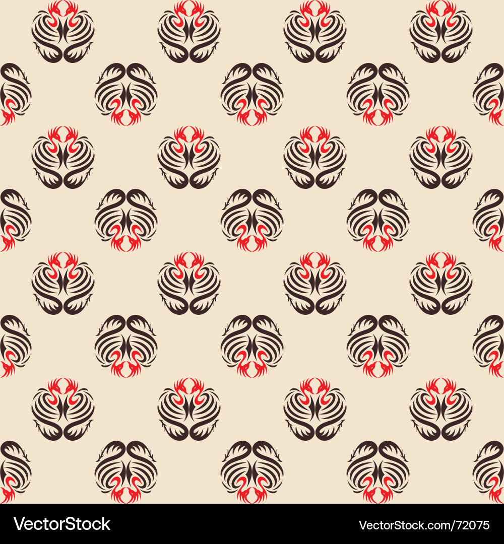 Dragons pattern Vector Image