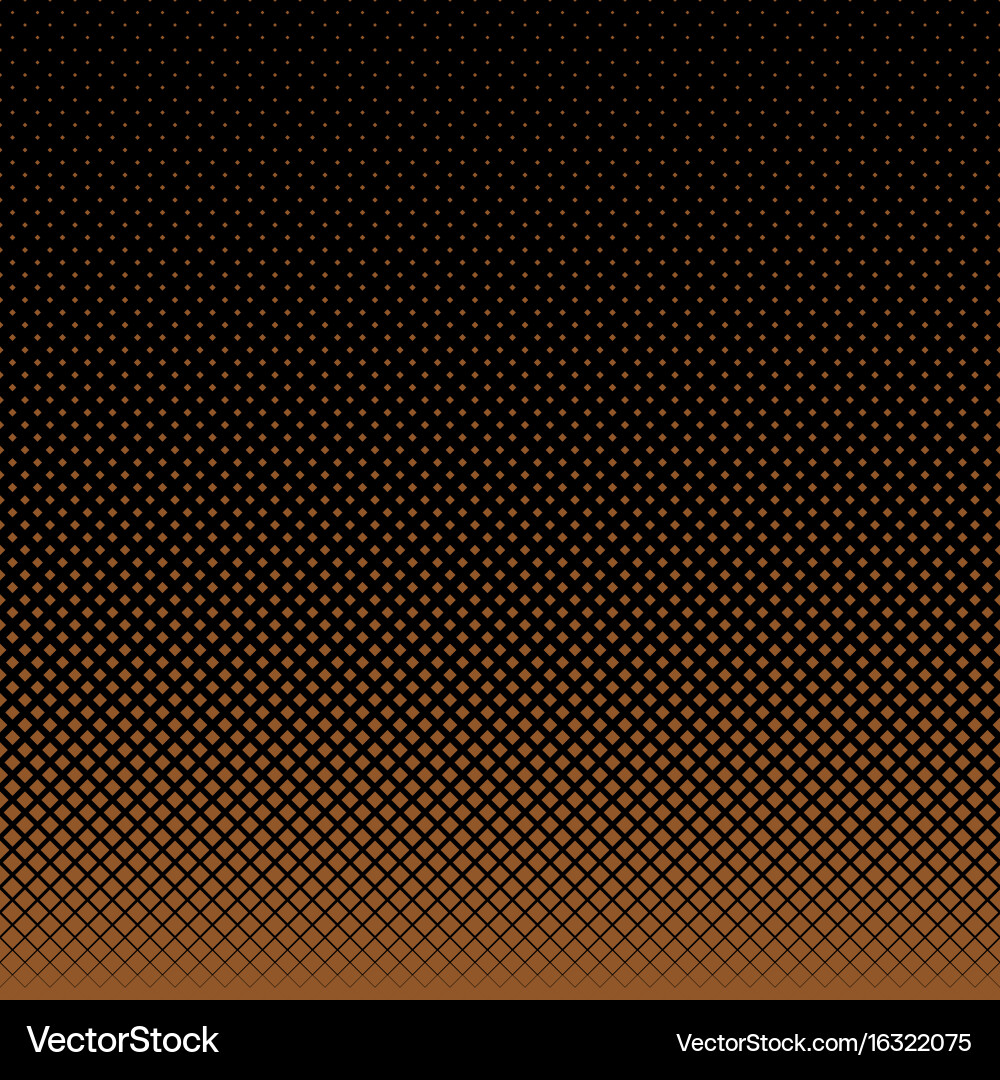 Geometrical halftone square pattern background vector image