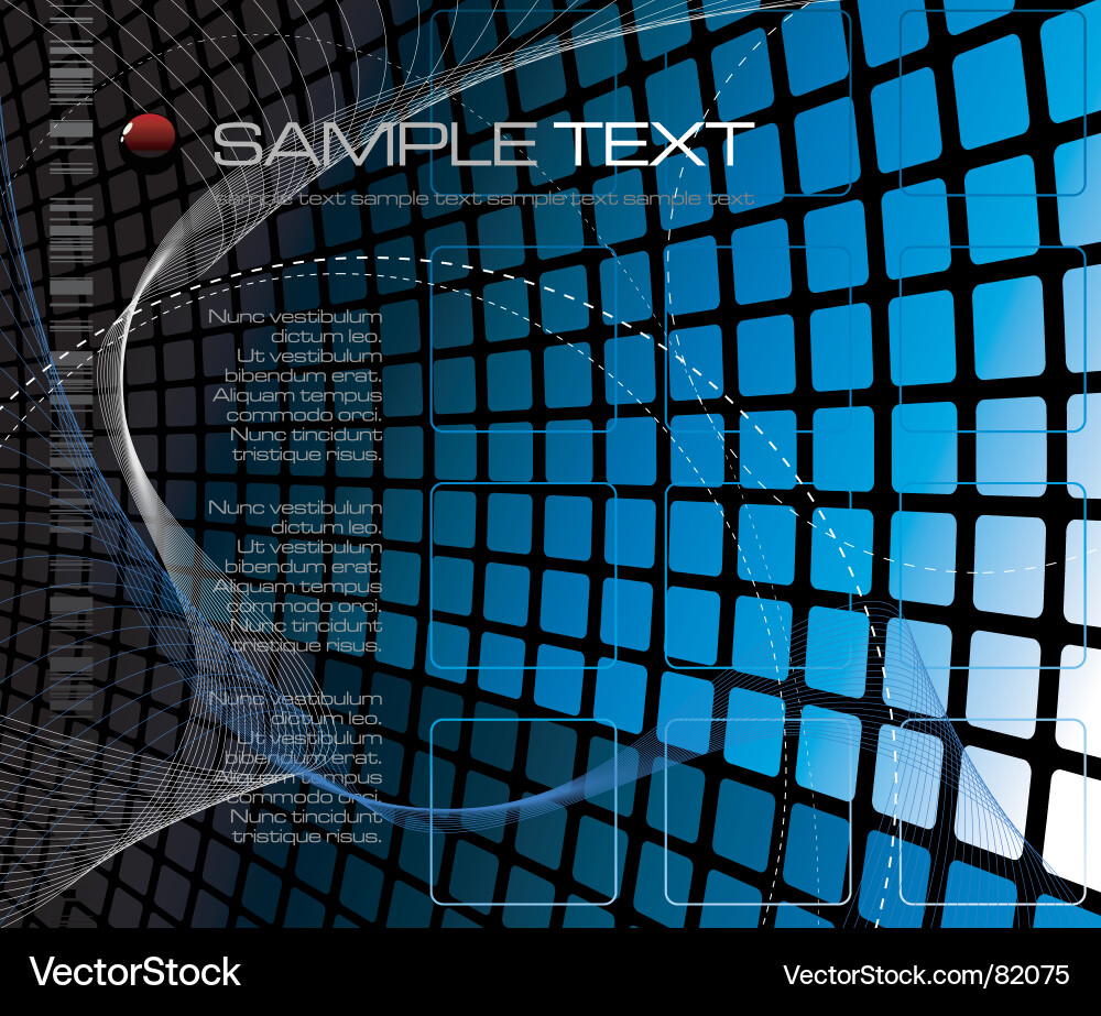 Modern Tech Abstract Background vector image