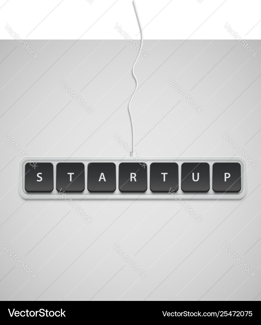 Simplified keyboard with one word only Simplified keyboard with one word only vector image