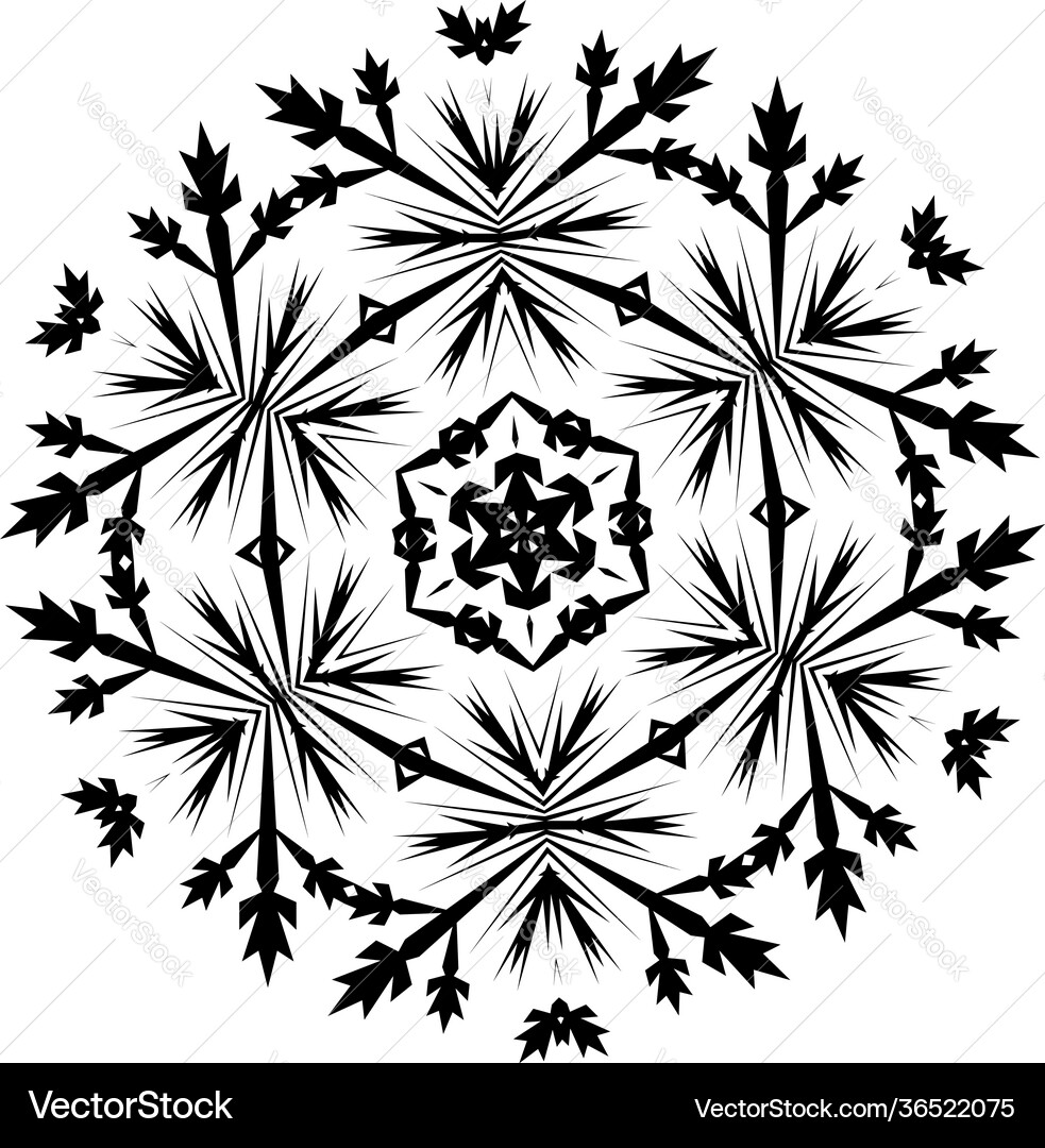 Snowflake icon Snowflake icon vector image
