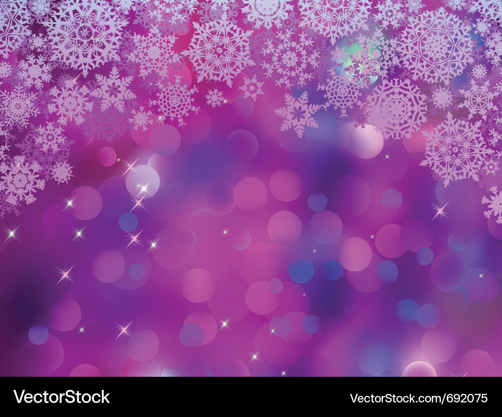 Snowflakes background Vector Image