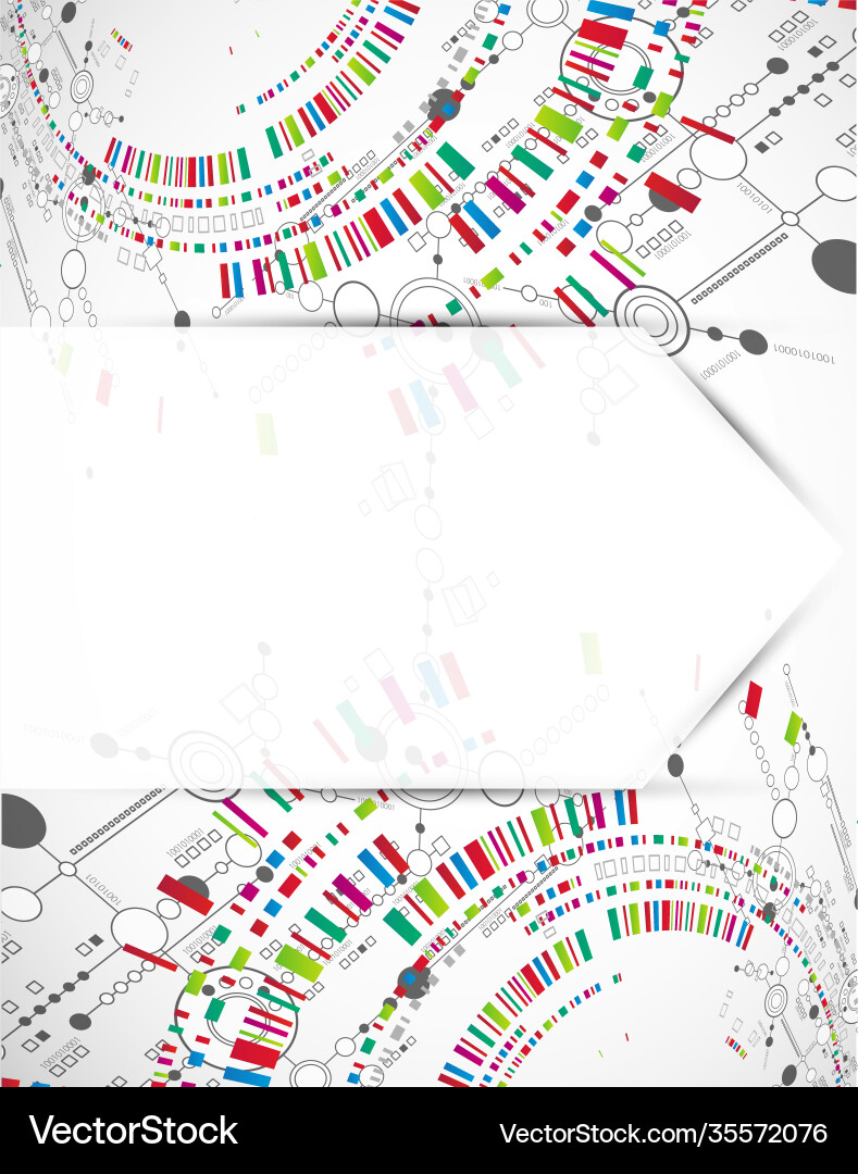 Abstract technological background with various Abstract technological background with various vector image