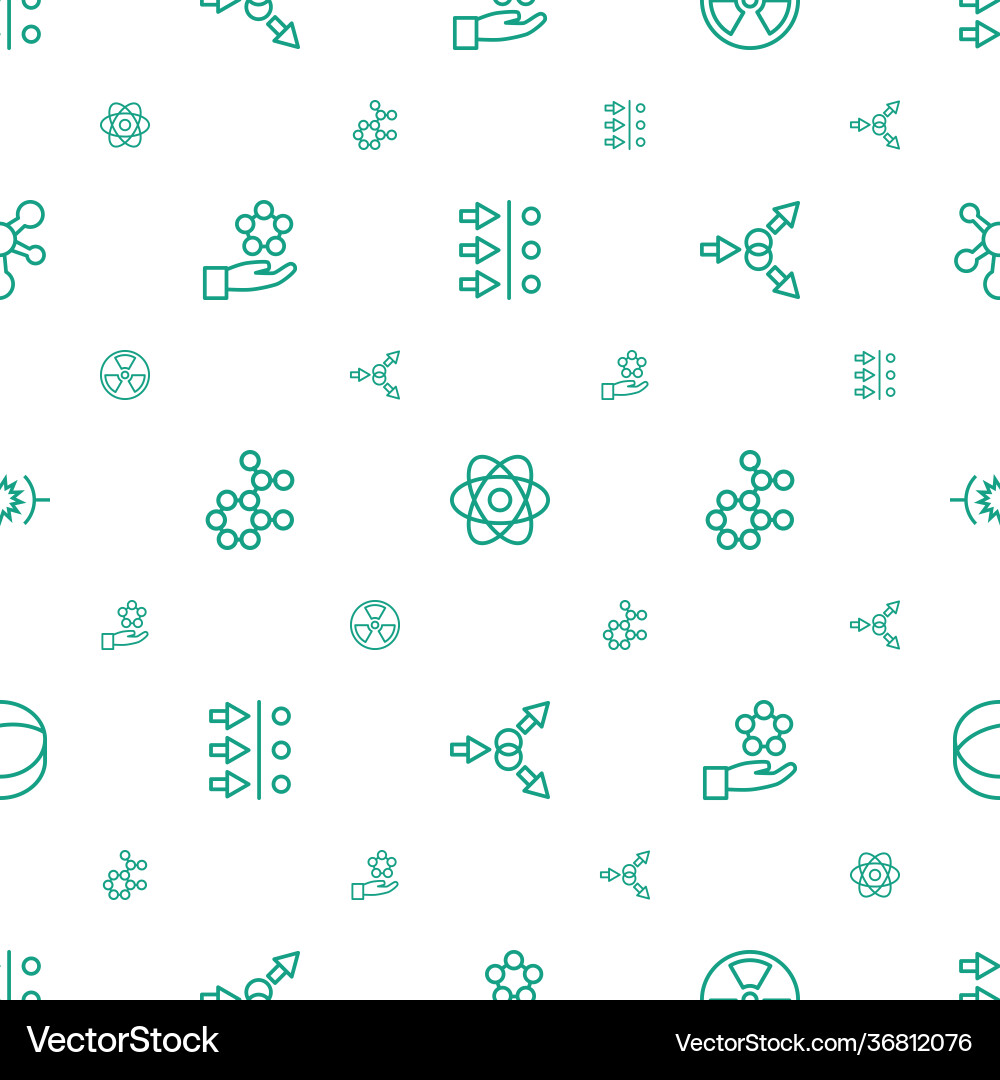 Atom icons pattern seamless white background Atom icons pattern seamless white background Vector Image