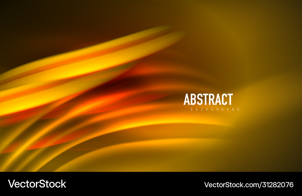 Fluid wave lines background trendy abstract Fluid wave lines background trendy abstract Vector Image
