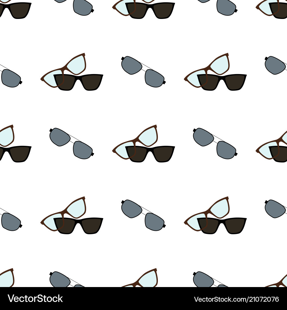 Glasses and spectacles pattern Glasses and spectacles pattern vector image