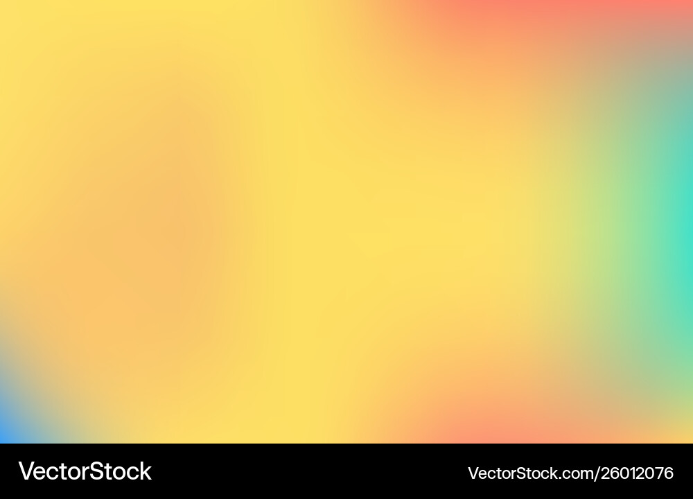Gradient mesh painted in different colors vector image