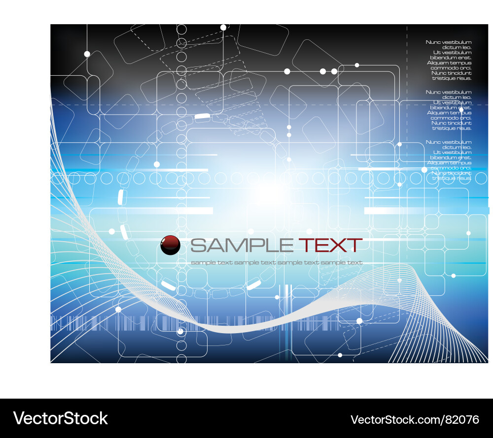 Modern Tech Background vector image