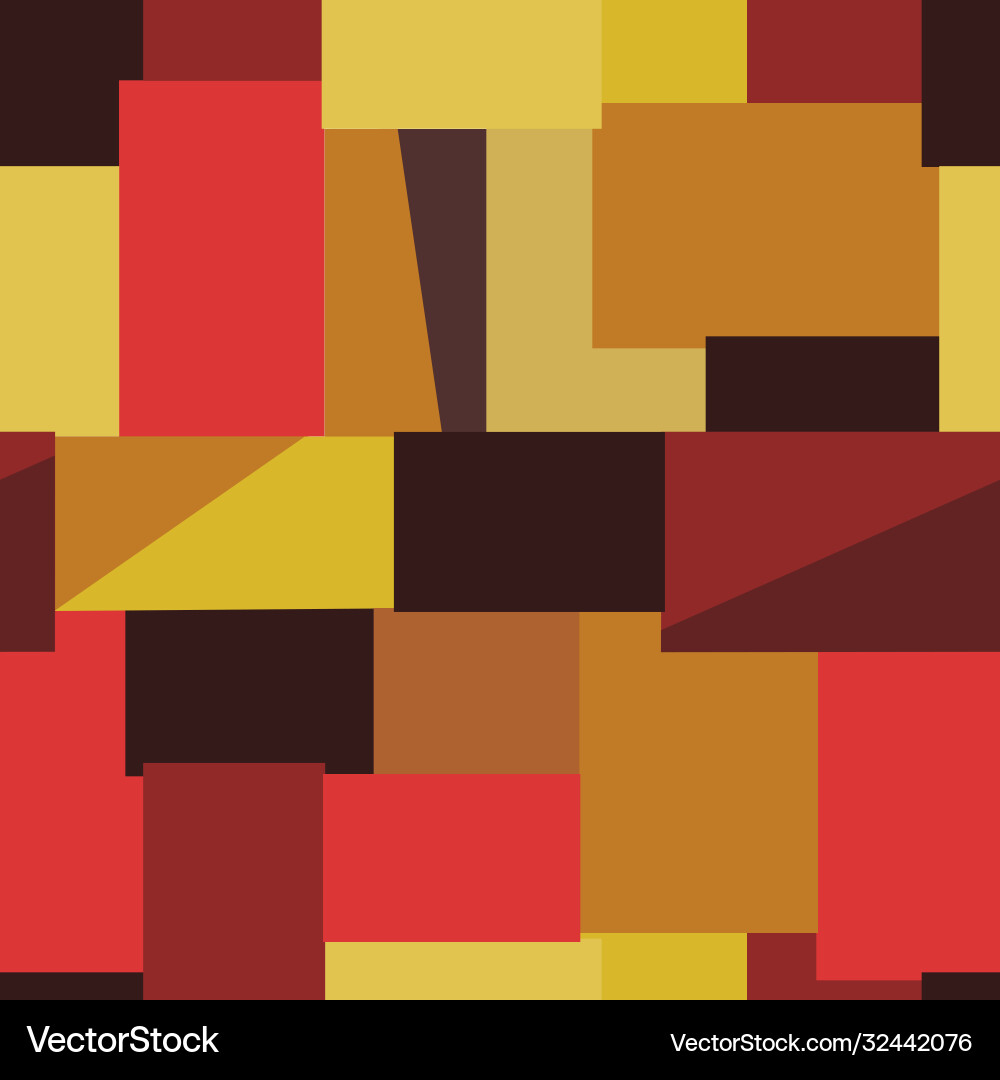 Simple abstract geometry square shapes repeat vector image
