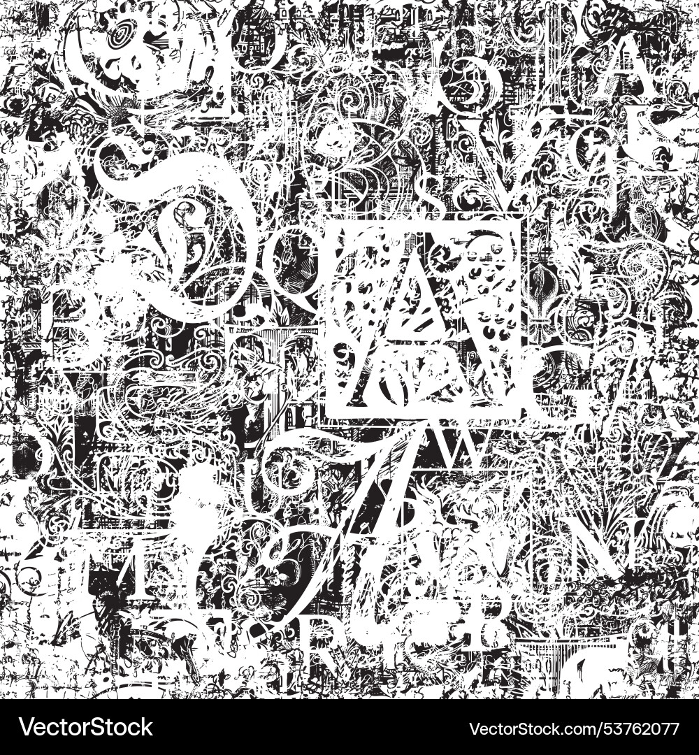 Abstract seamless pattern with chaotic layering Abstract seamless pattern with chaotic layering Vector Image