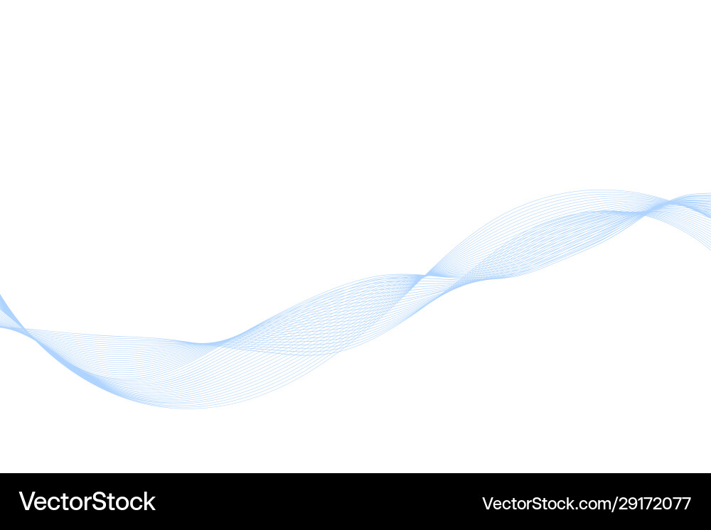 Abstract wave element for design Vector Image