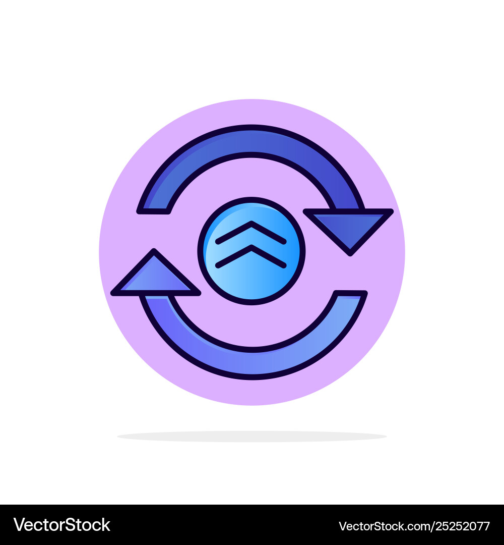 Arrow refresh reload computing abstract circle Arrow refresh reload computing abstract circle vector image