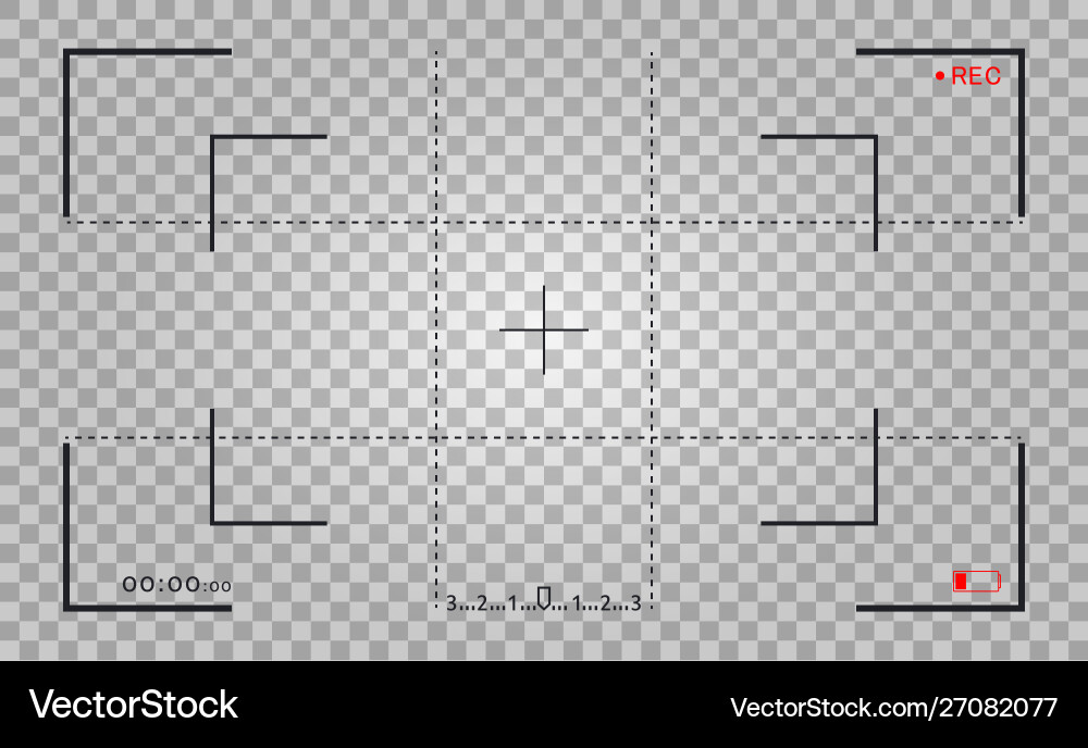 Camera frame viewfinder screen video recorder Camera frame viewfinder screen video recorder vector image
