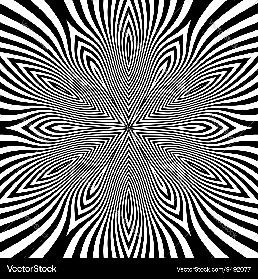 Distorted Striped Pattern vector image
