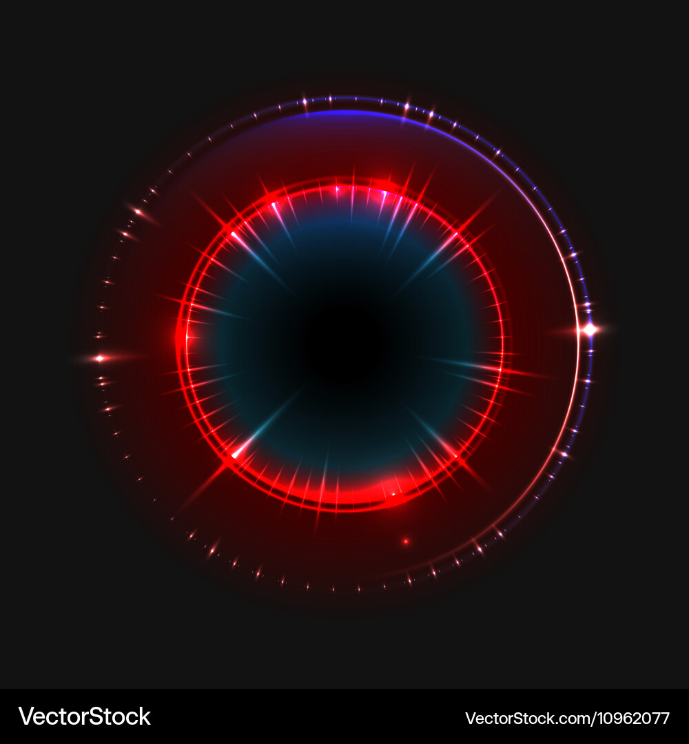 Dynamic Glowing Circle Background vector image