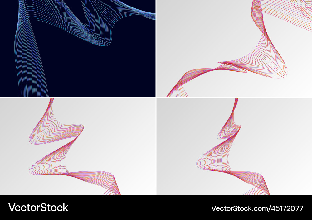 Modern wave curve abstract backgrounds Modern wave curve abstract backgrounds vector image