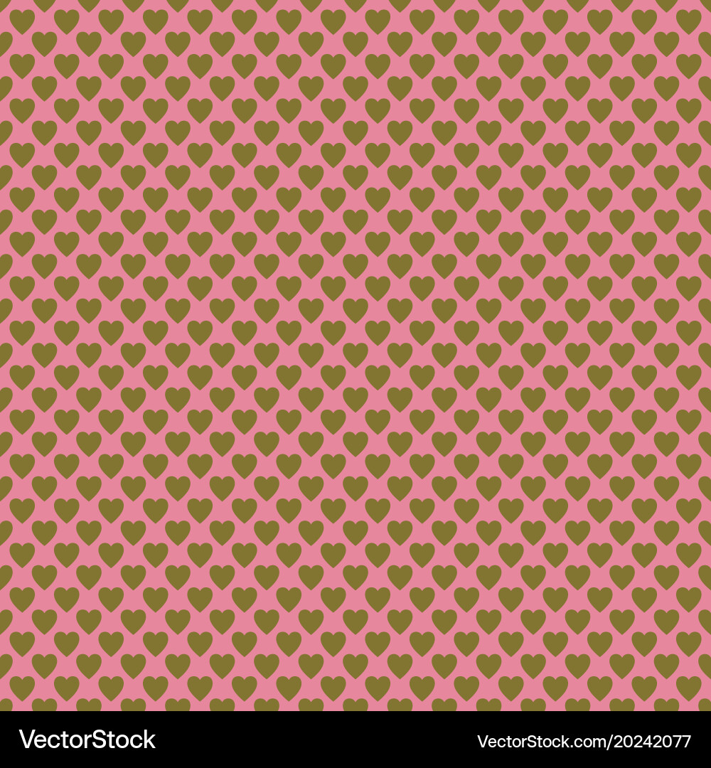 Repeating heart background pattern - valentines vector image