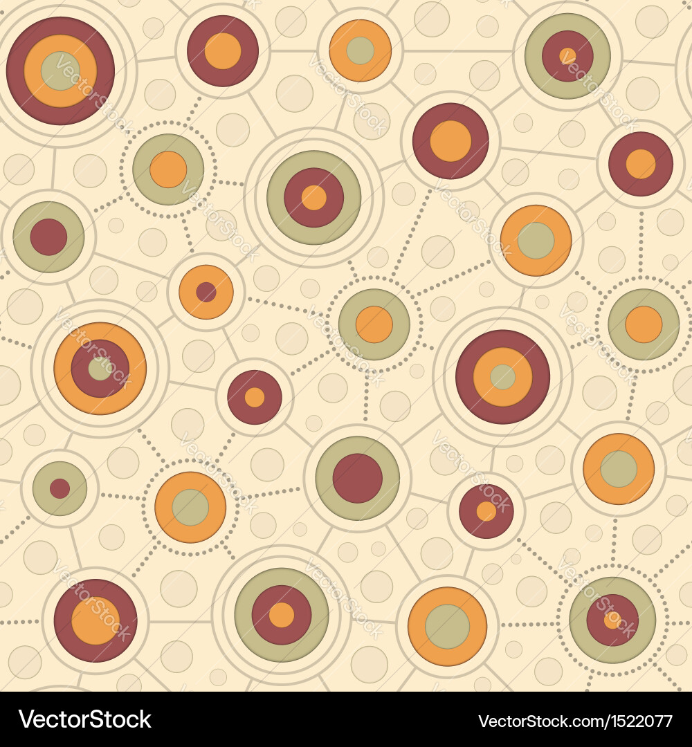 Retro Circular Pattern vector image