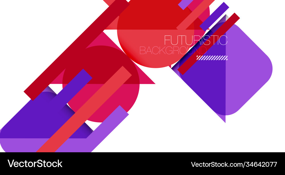 Simple circles and triangles abstract background Simple circles and triangles abstract background Vector Image