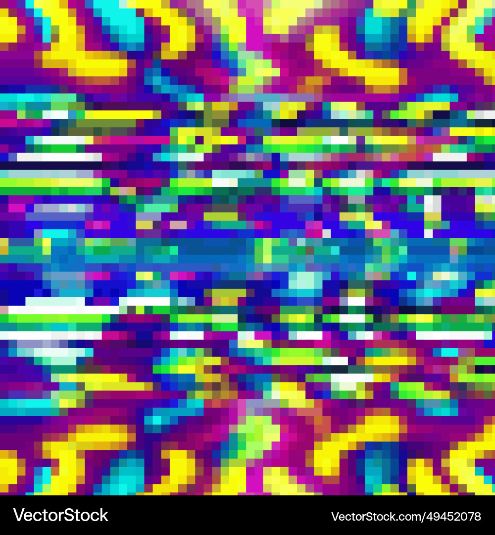 8-bit pixel abstract mosaic pattern 8-bit pixel abstract mosaic pattern vector image