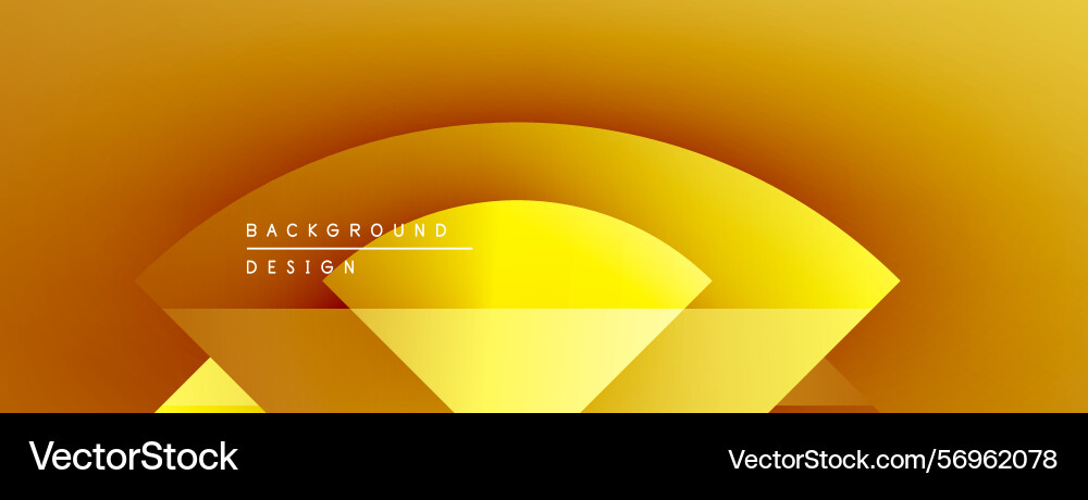 Abstract golden design smooth gradients create Vector Image