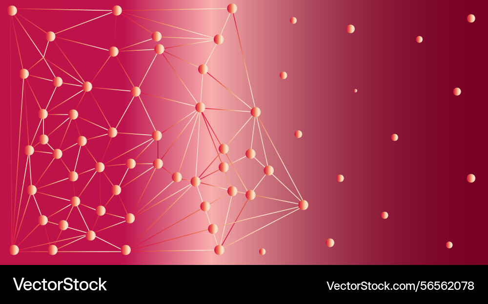Abstract network connections on gradient Abstract network connections on gradient vector image