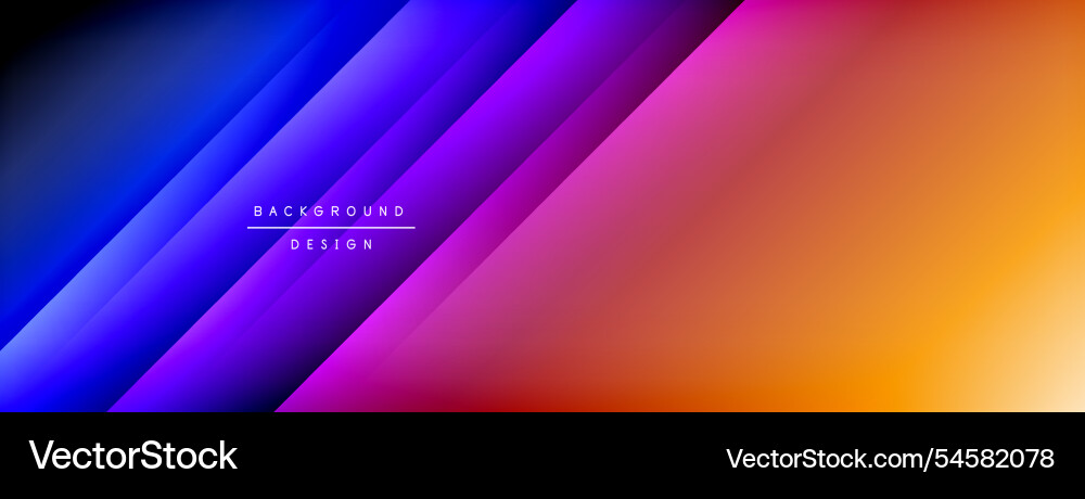 Colorful gradient with lines made of shadow Vector Image