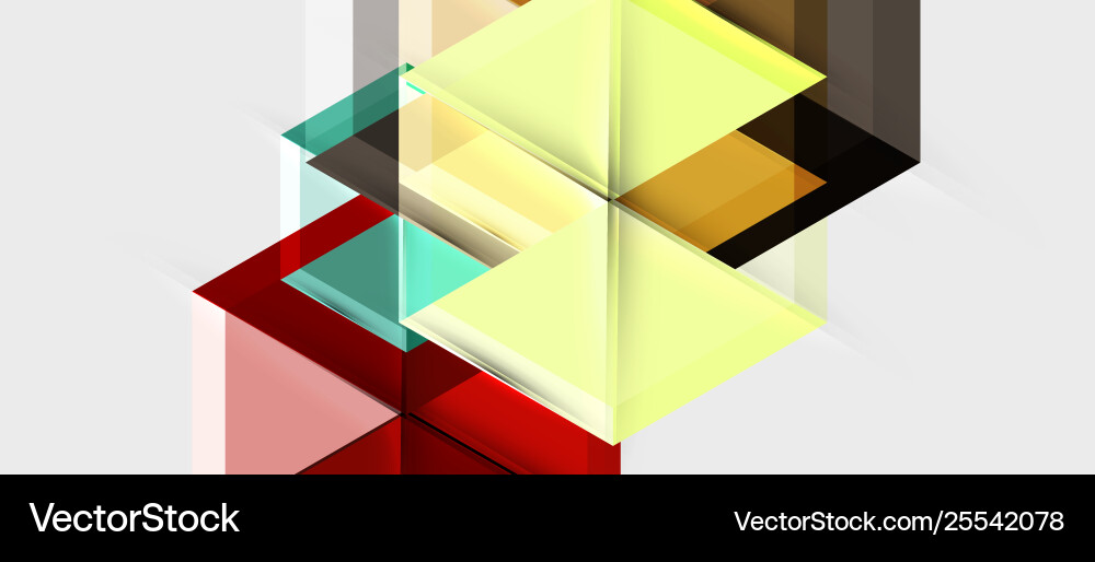 Geometric triangle and hexagon abstract background Geometric triangle and hexagon abstract background Vector Image