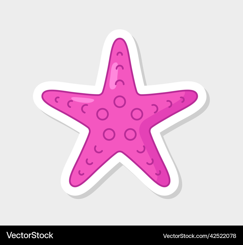 Summer holiday sticker Summer holiday sticker vector image
