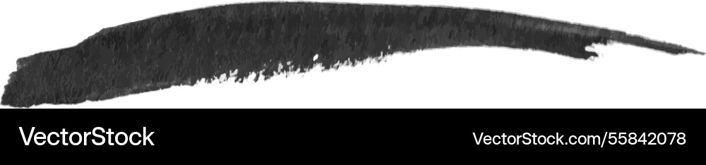 Watercolor painted brush stroke hand drawn design Watercolor painted brush stroke hand drawn design vector image