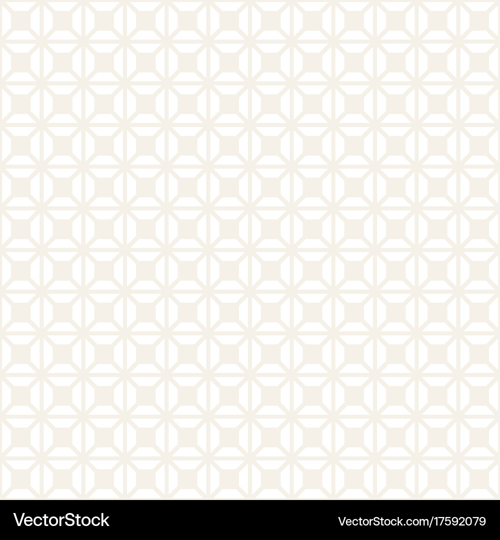Abstract geometric lines lattice pattern seamless vector image