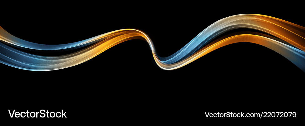 Abstract shiny color wave design element Abstract shiny color wave design element vector image