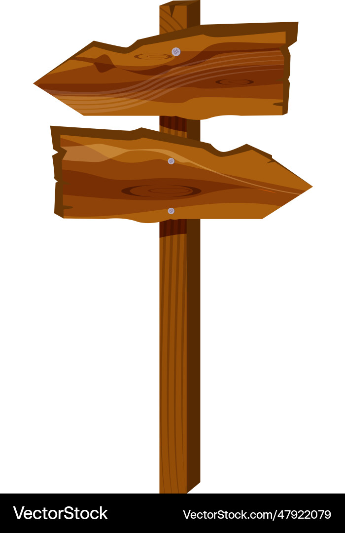 Dark wood pointer Vector Image