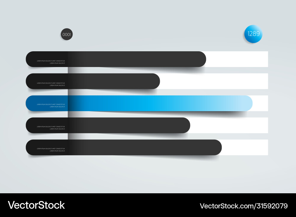 Flat chart graph simply color editable Vector Image