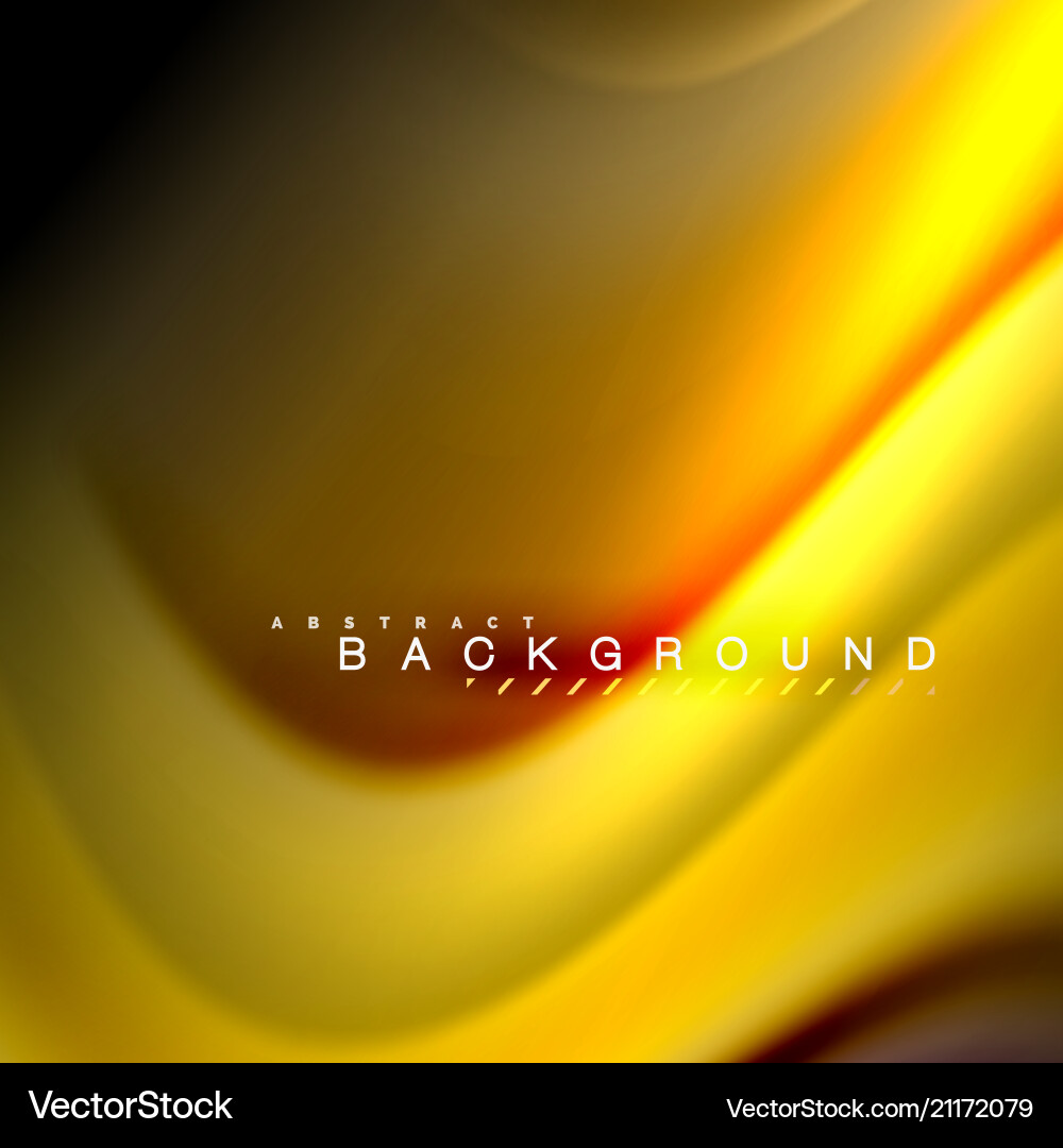 Fluid Color Wave Abstract Vector Image
