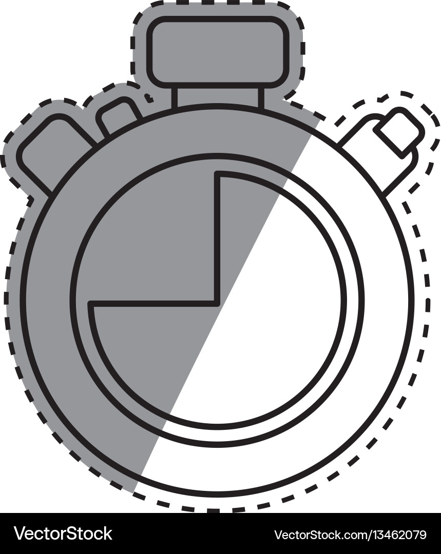 Isolated chronometer timer Vector Image