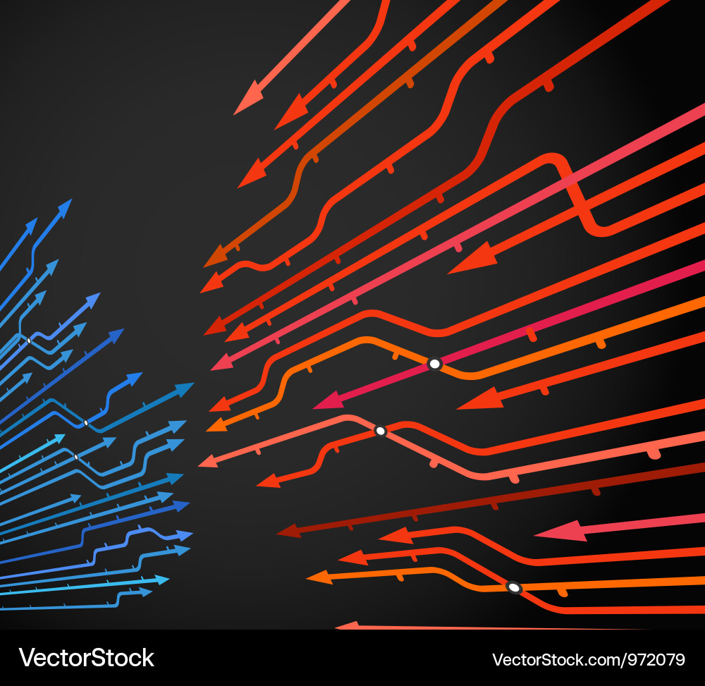 Metro Line Abstract Background Vector Image